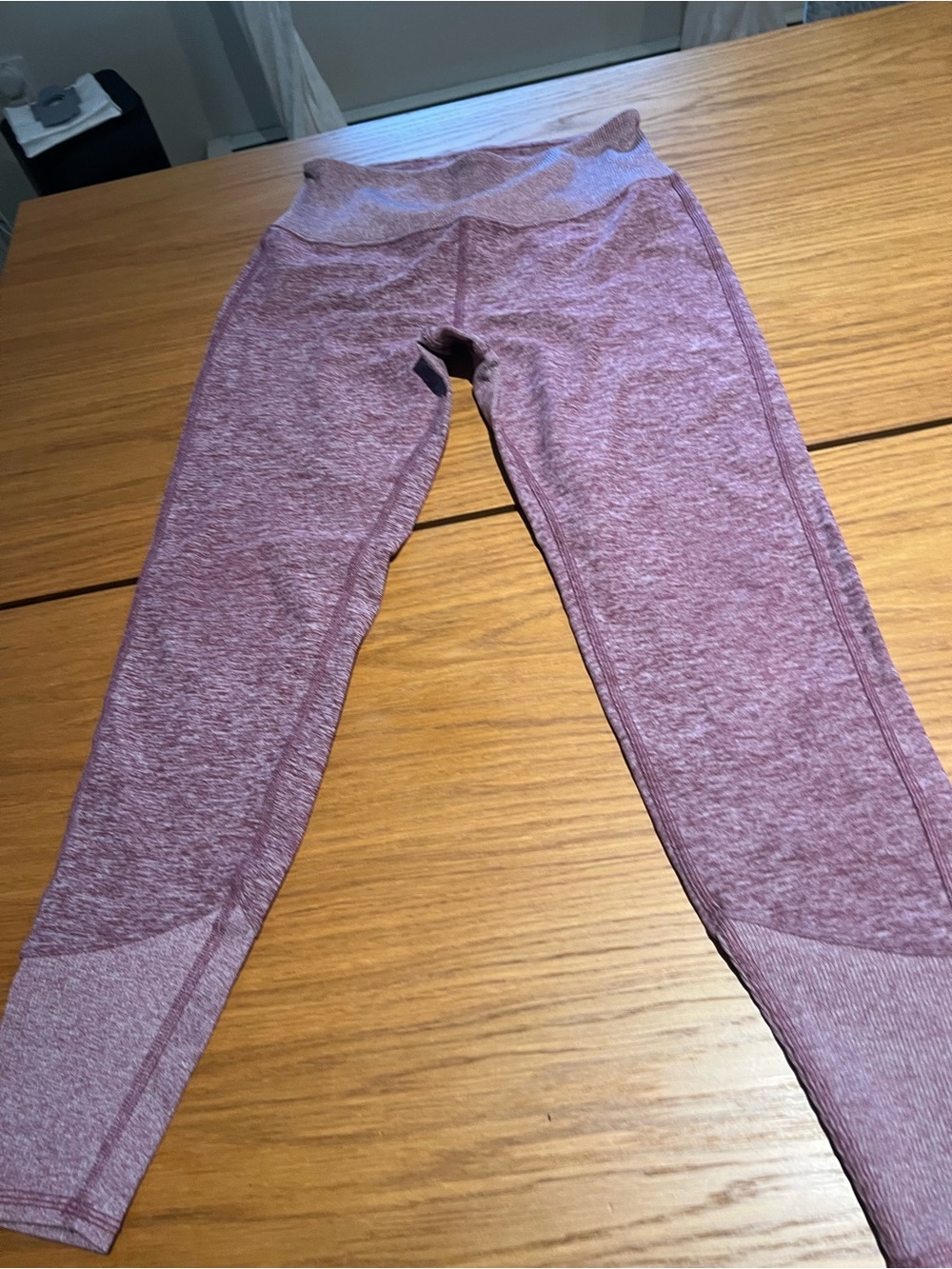 ALO Yoga Heathered Mauve Seamless High-Rise Leggings
